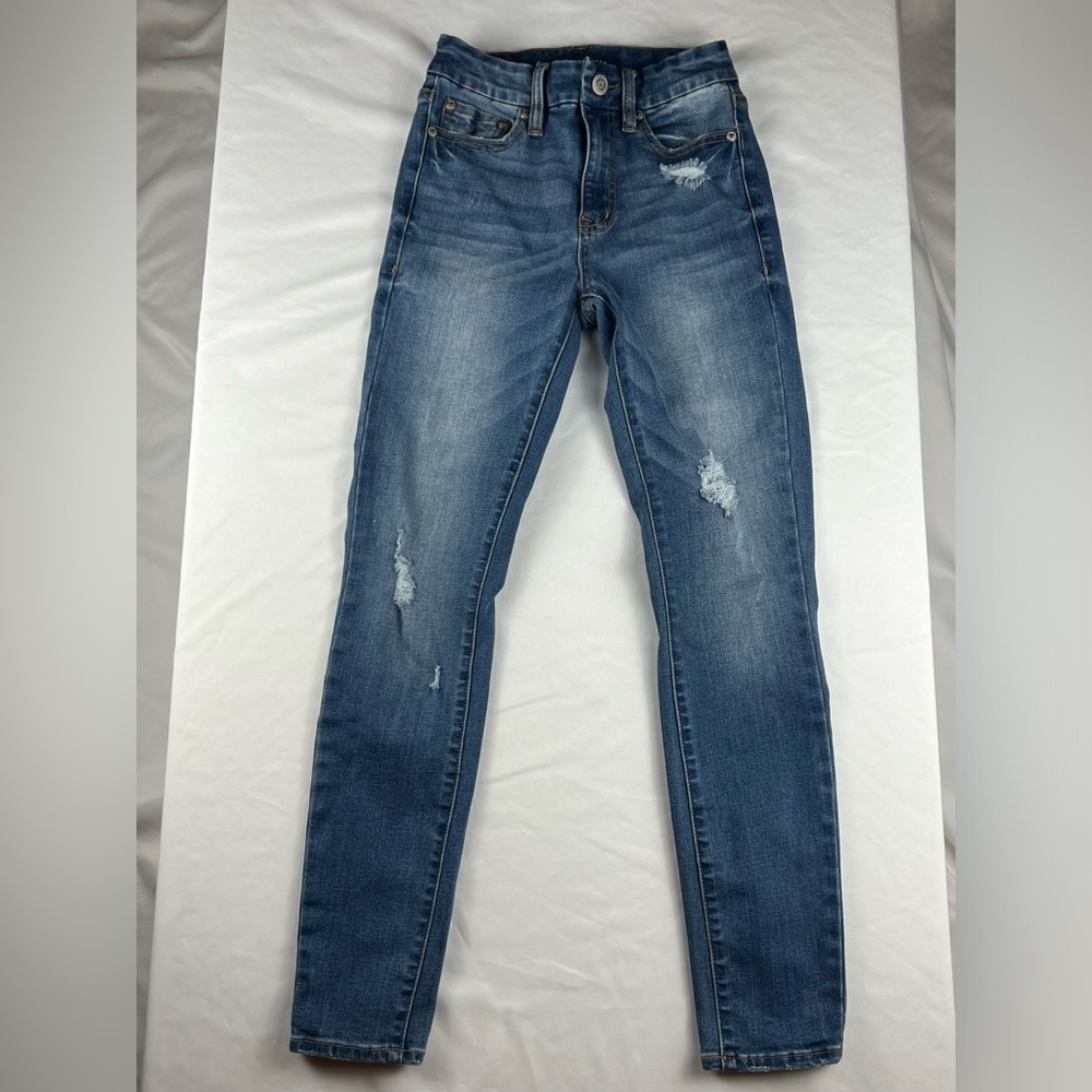 Aéropostale - Women’s Jeans - High Rise Curvy Jeggings - 00 Short